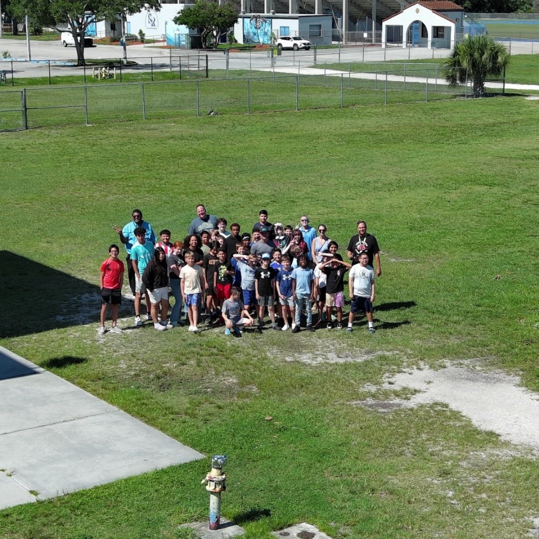 VBSM presenting to the drone class at Sebastian High School