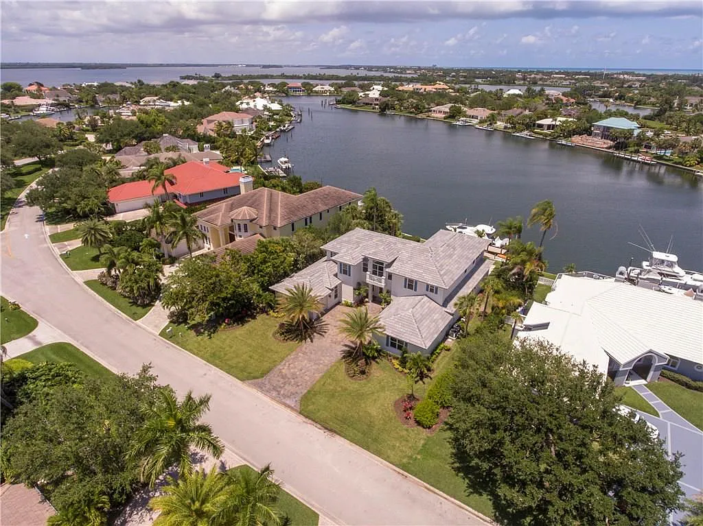 VB Custom Homes aerial property view