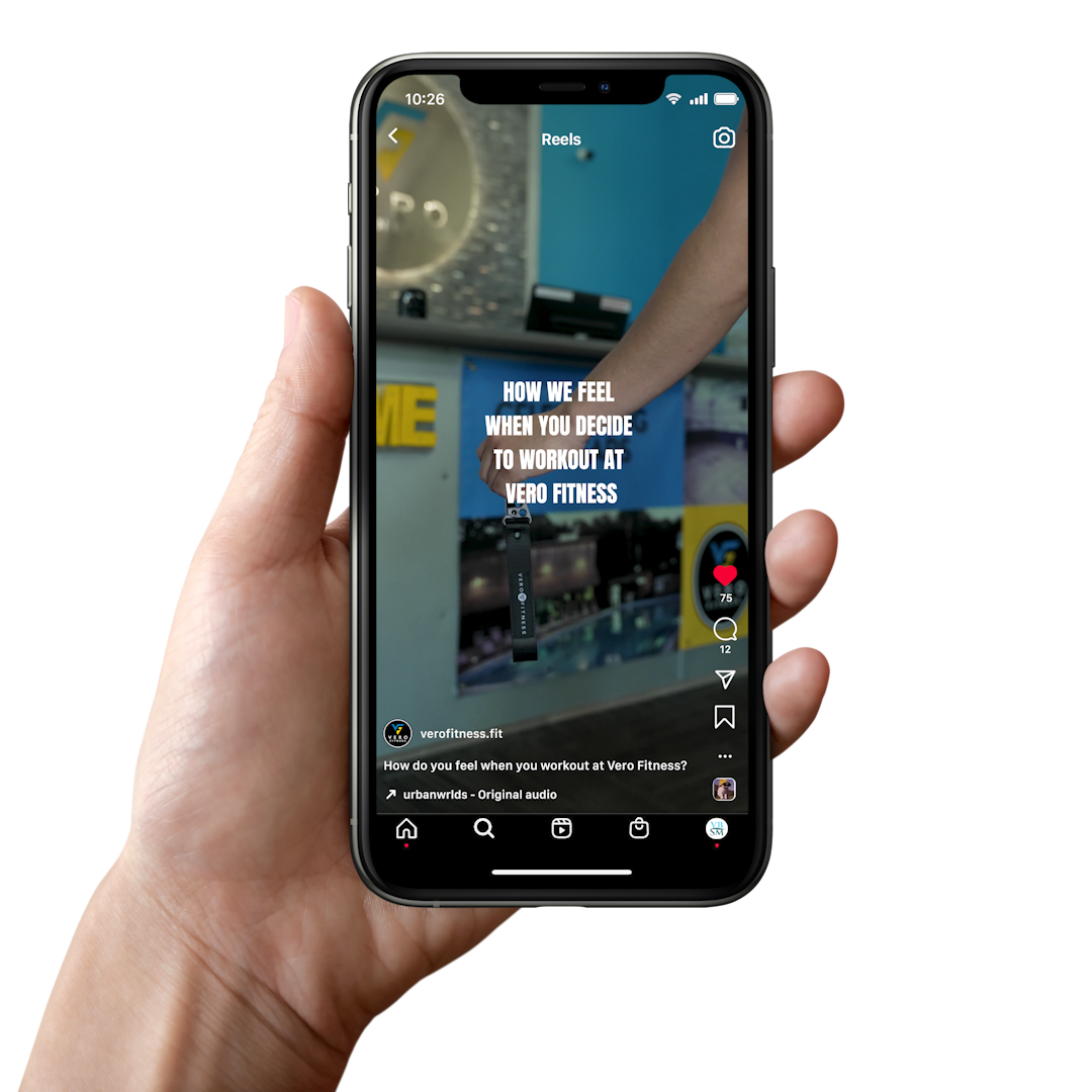 Vero Fitness reels grid