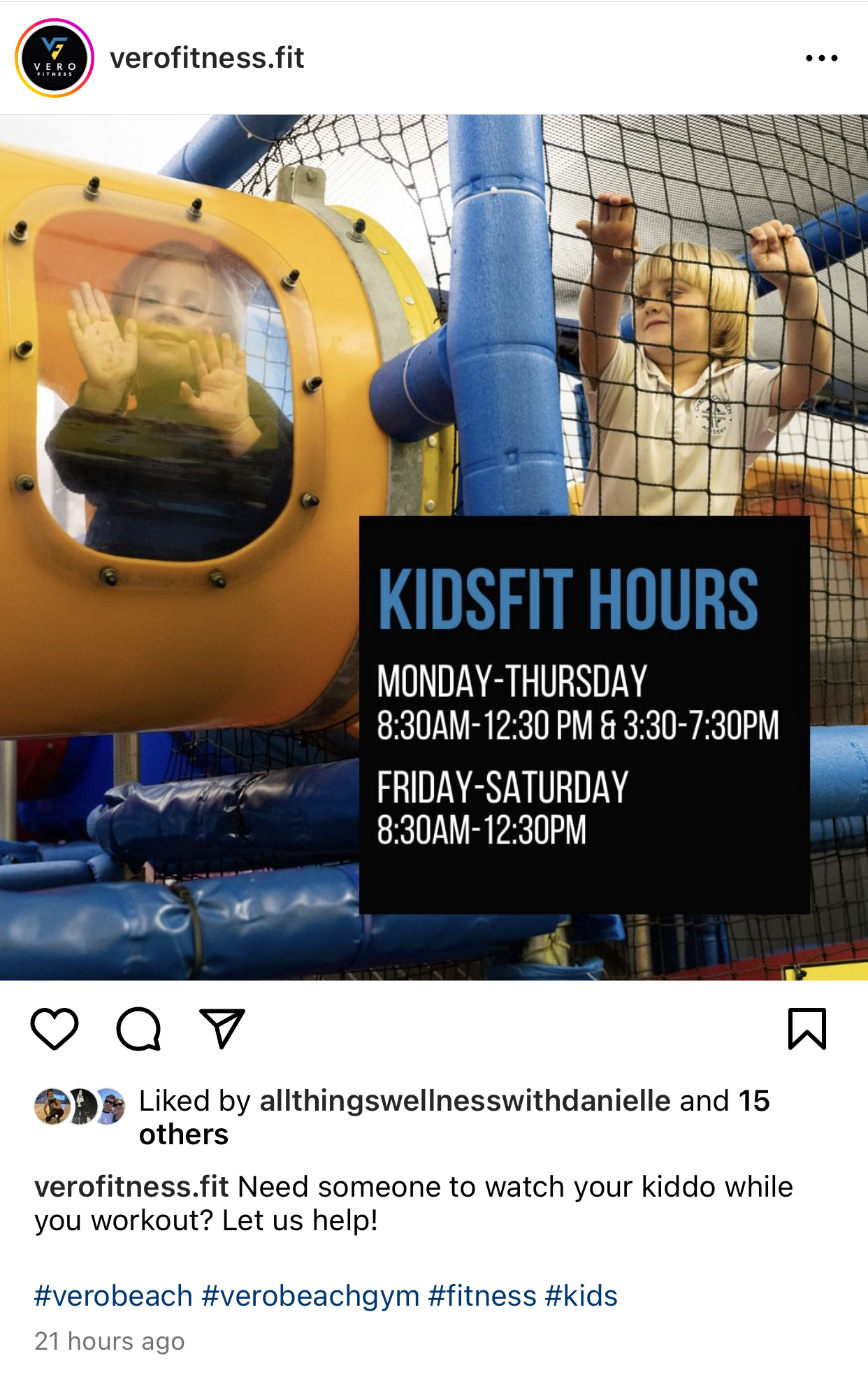 Vero Fitness social post 8