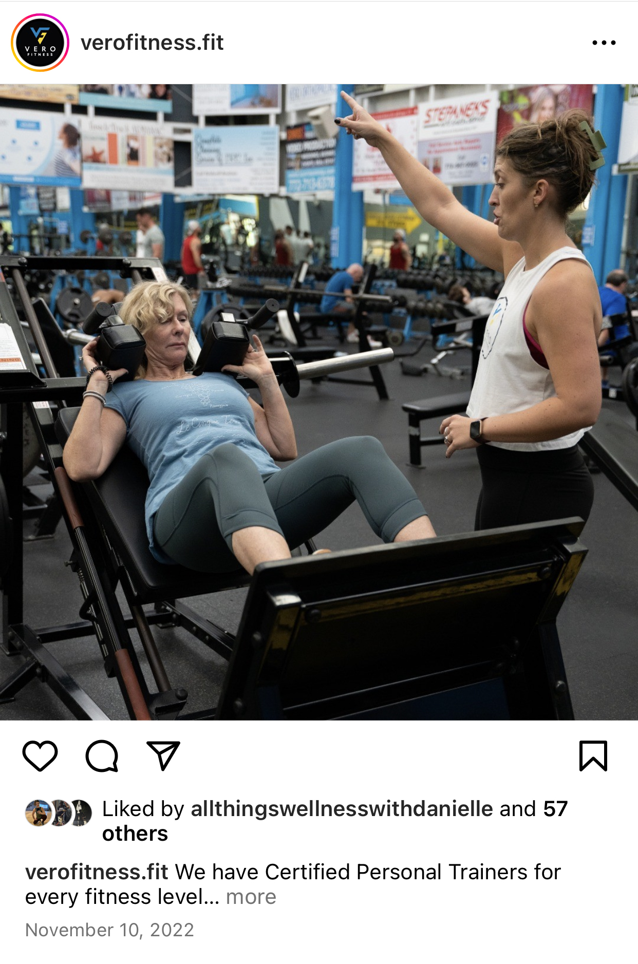 Vero Fitness social post 5