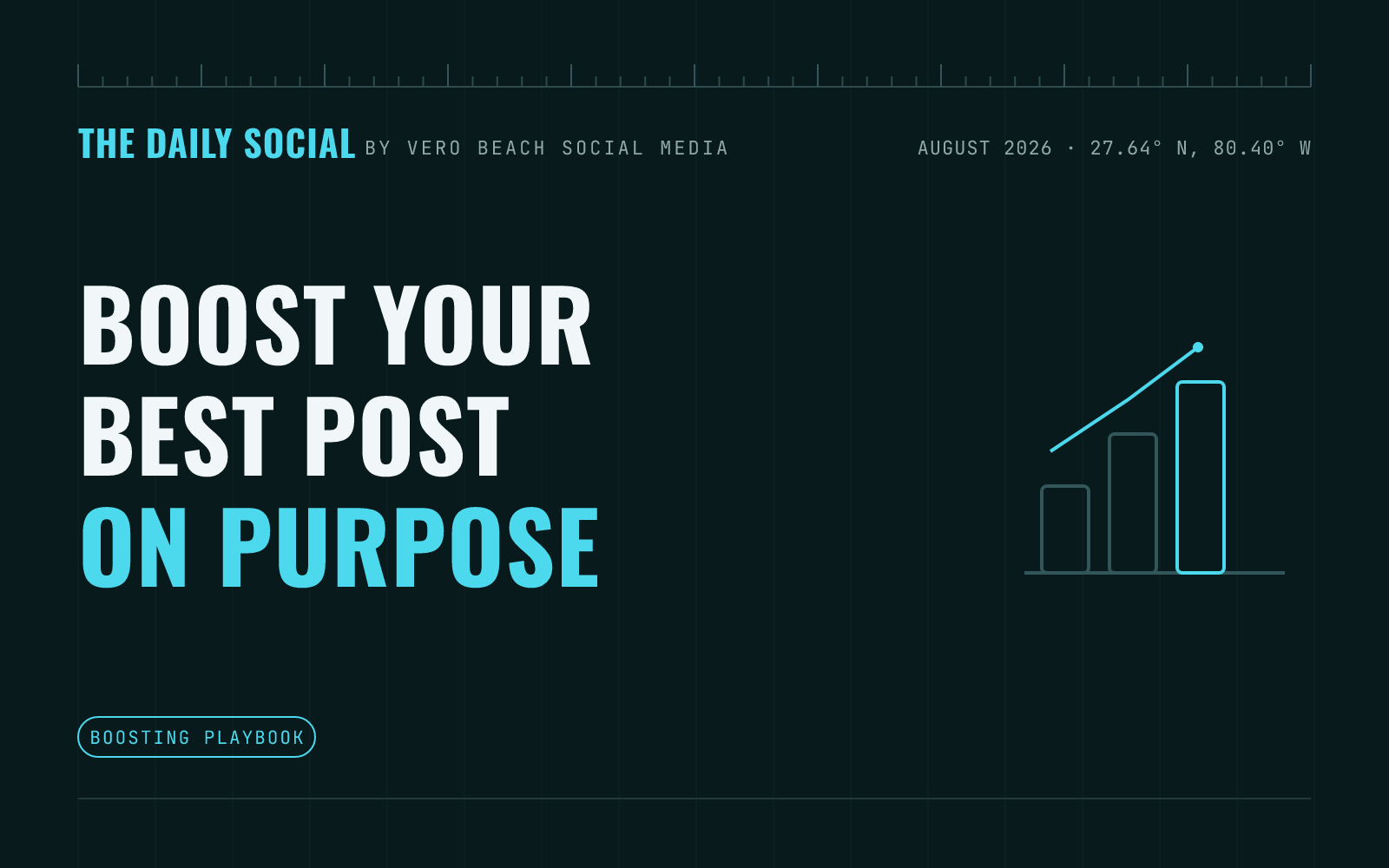 The Daily Social branded cover: how to boost your best performing post without wasting money, by Vero Beach Social Media